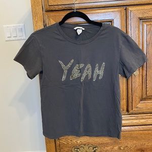 👚H&M textured T-shirt